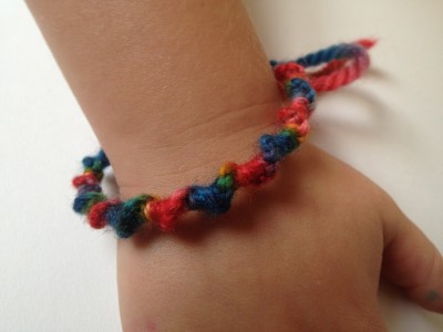 Rainbow Half Hitch Bracelet